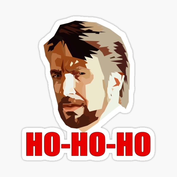 Item preview, Hans Gruber. Ho Ho Ho. Christmas Design designed and sold by HeardUWereDead.