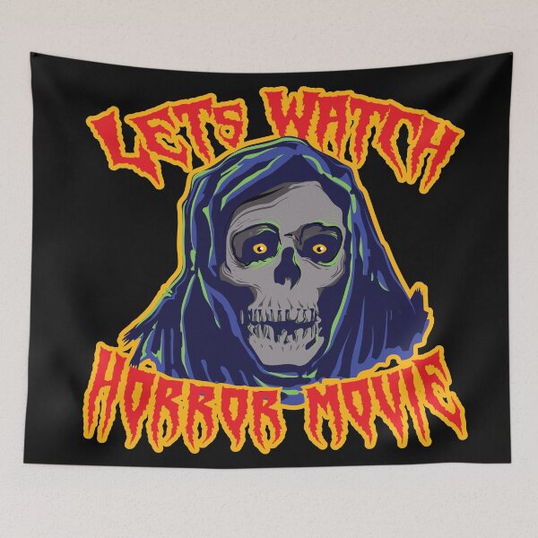 Item preview, Lets Watch Horror Movie ( Creepy Halloween Vibe ) designed and sold by WULFLAND ARTS.