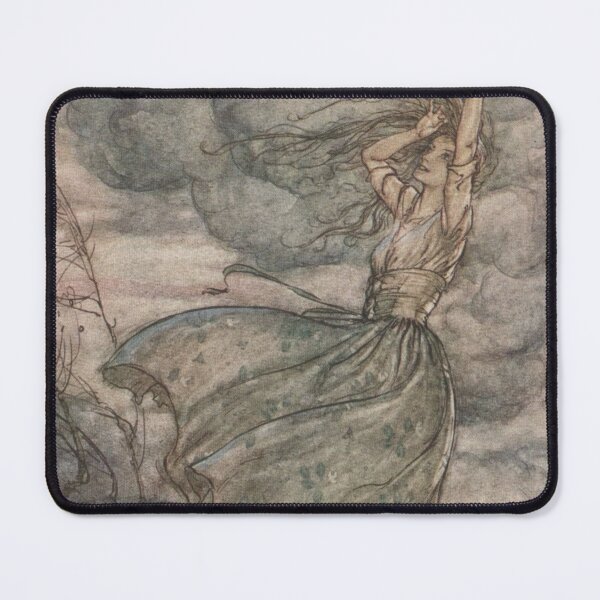 Item preview, Girl on Hill Arthur Rackham Undine Vintage Fairytale Illustration  designed and sold by Bellathewilde.