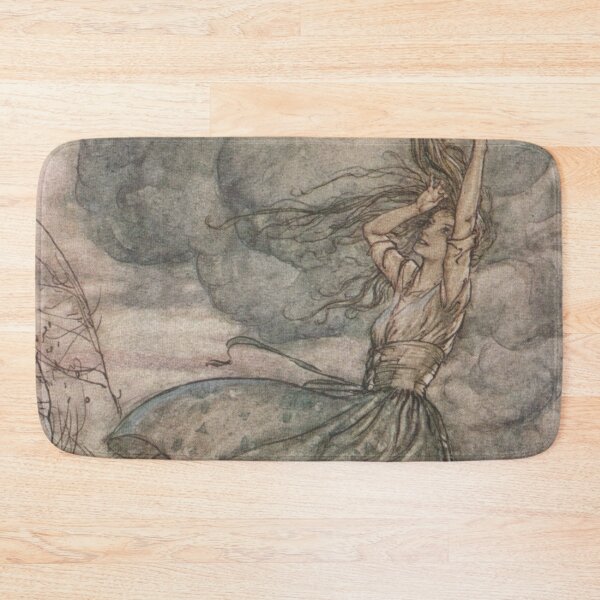 Item preview, Girl on Hill Arthur Rackham Undine Vintage Fairytale Illustration  designed and sold by Bellathewilde.