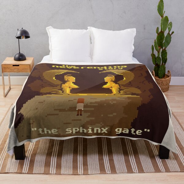 Item preview, The Sphinx Gate 80s Video Game Fan Art designed and sold by acquiesce13.