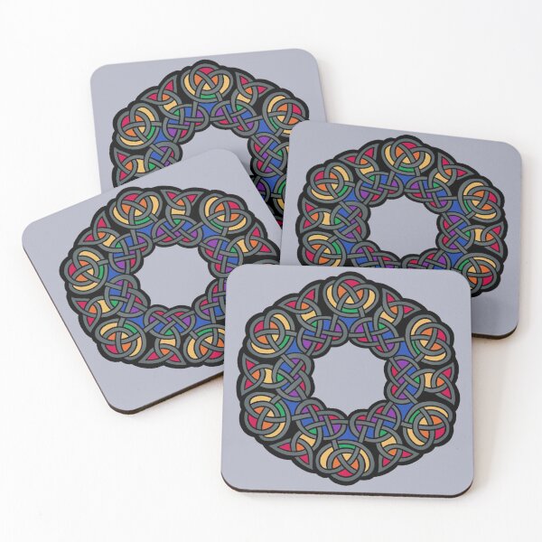 Item preview, Celtic Donut (Alternate Rainbow) designed and sold by evelyn-d-art.