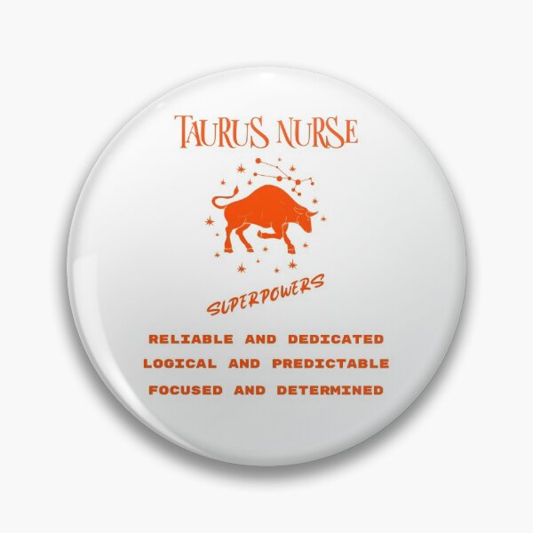 Item preview, Taurus The Bull Zodiac Sign  Nurses  Superpowers Characteristics. designed and sold by PrintHatcher.