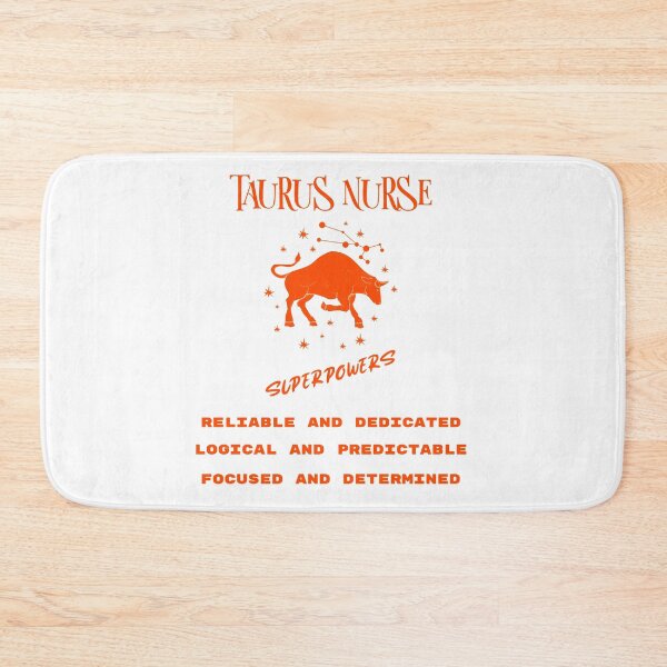 Item preview, Taurus The Bull Zodiac Sign  Nurses  Superpowers Characteristics. designed and sold by PrintHatcher.