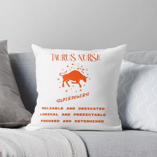 Item preview, Taurus The Bull Zodiac Sign  Nurses  Superpowers Characteristics. designed and sold by PrintHatcher.