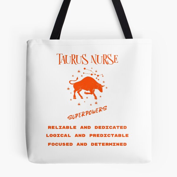 Item preview, Taurus The Bull Zodiac Sign  Nurses  Superpowers Characteristics. designed and sold by PrintHatcher.