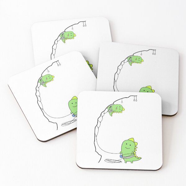 Item preview, Dinosaurs climbing on rock | Climbing designed and sold by designsbyMoiLS.