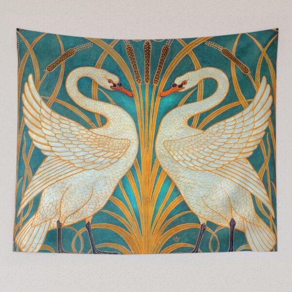 Item preview, Swan, Rush and Iris by Walter Crane (1875) designed and sold by MagicStrawberry.
