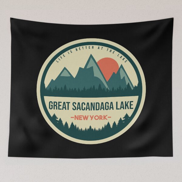 Item preview, Retro Great Sacandaga Lake New York designed and sold by Friday NightCo.
