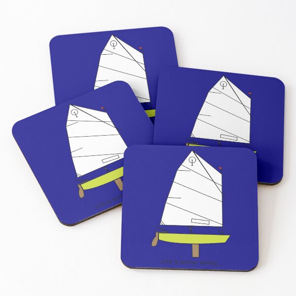 Item preview, Optimist Sailing Dinghy Lt. Green - Life is better sailing... designed and sold by CHBB.