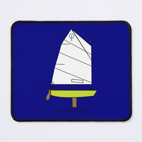 Item preview, Optimist Sailing Dinghy Lt. Green - Life is better sailing... designed and sold by CHBB.