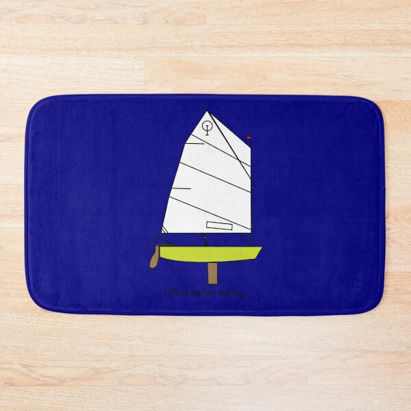 Item preview, Optimist Sailing Dinghy Lt. Green - Life is better sailing... designed and sold by CHBB.
