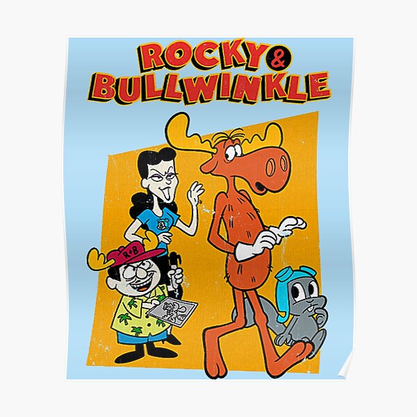 Vintage Bullwinkle Poster