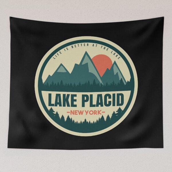 Item preview, Retro Lake Placid New York designed and sold by Friday NightCo.