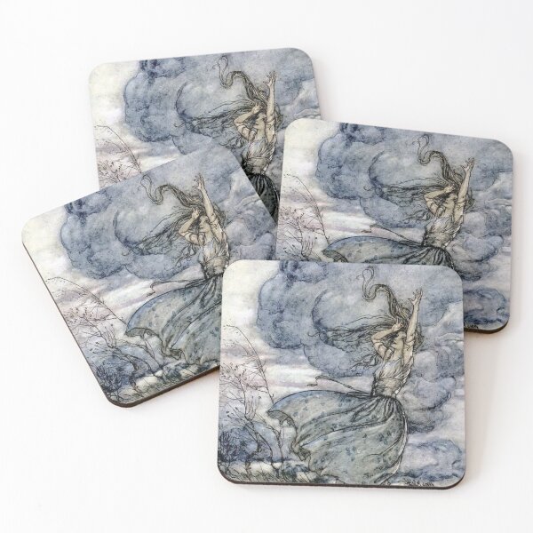 Item preview, Arthur Rackham Undine Vintage Fairytale Illustration vs.2 designed and sold by Bellathewilde.