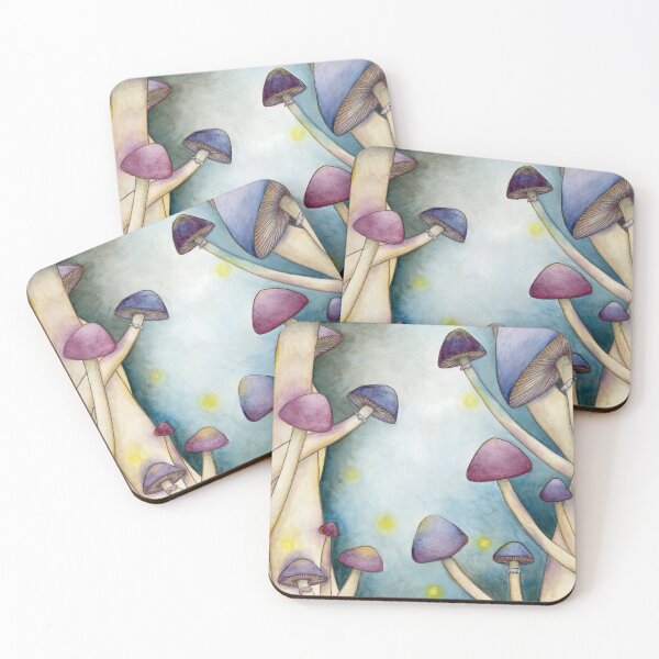 Item preview, Glowing Mushrooms designed and sold by Sawyer Adams.