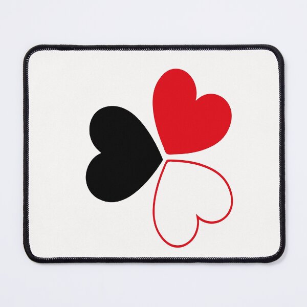 Item preview, hearts , red heart and black heart designed and sold by saidaone.