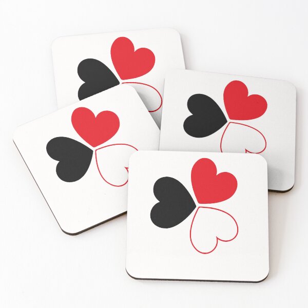 Item preview, hearts , red heart and black heart  designed and sold by saidaone.