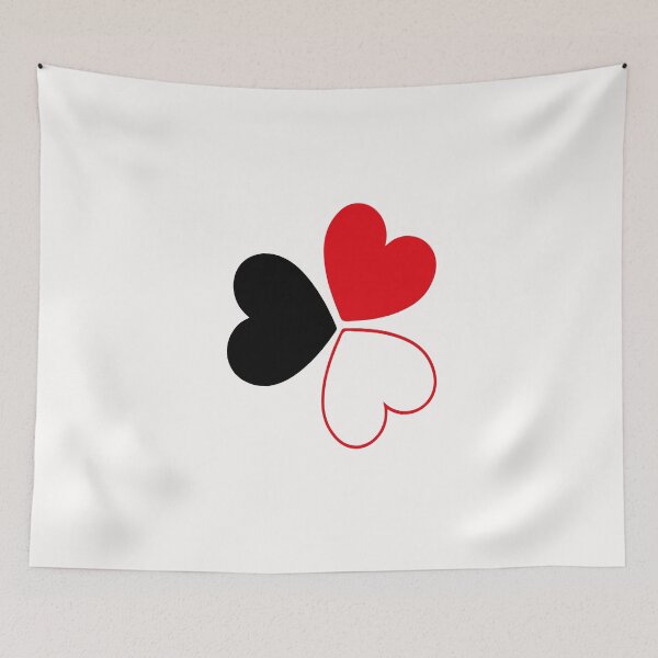 Item preview, hearts , red heart and black heart  designed and sold by saidaone.