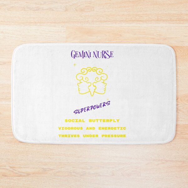 Item preview, Gemini Nurse Superpowers Zodiac Characteristics List designed and sold by PrintHatcher.