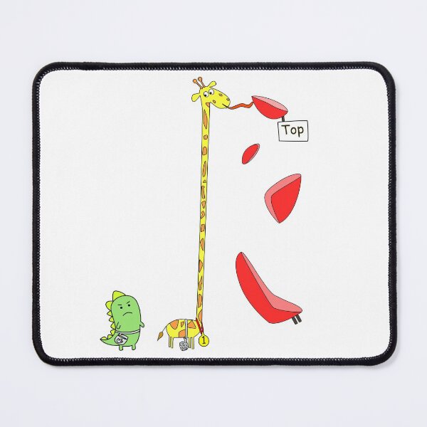 Artikelvorschau, Klettern Giraffe und Dino | Kletterwettbewerb | Bouldern entworfen und verkauft von designsbyMoiLS.