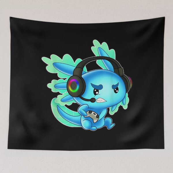 Item preview, Gaming Axolotl Ambystoma Mexican designed and sold by fefego818x.