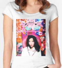BJORK TOURS 1 Women's Fitted Scoop T-Shirt