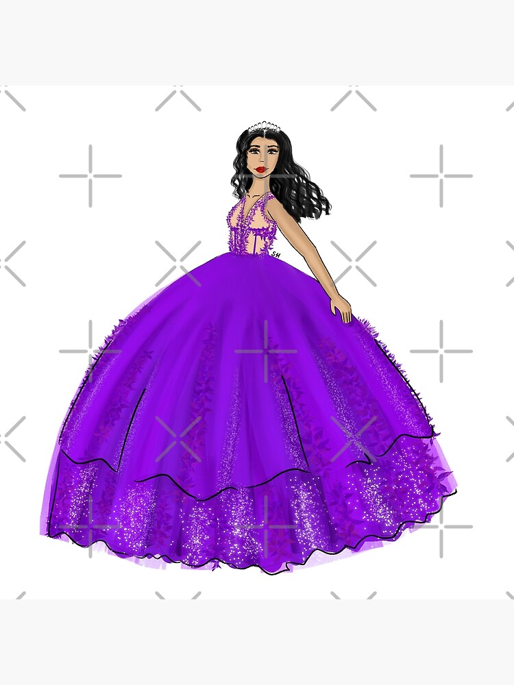 Vestido quinceañera online morado