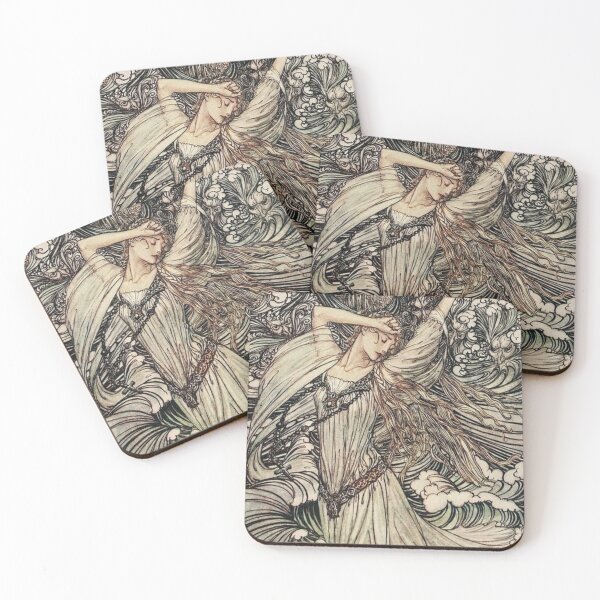 Item preview, Arthur Rackham Undine Vintage Fairytale Illustration  designed and sold by Bellathewilde.