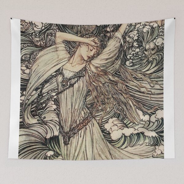 Item preview, Arthur Rackham Undine Vintage Fairytale Illustration  designed and sold by Bellathewilde.