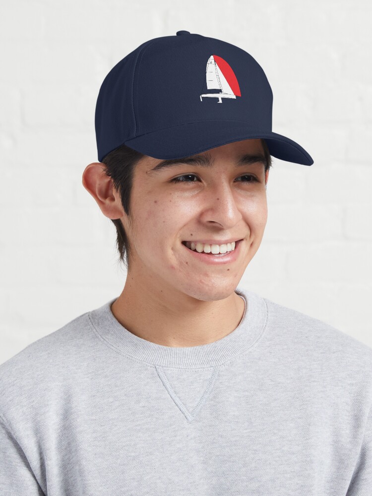 Navy Sailboat Hat