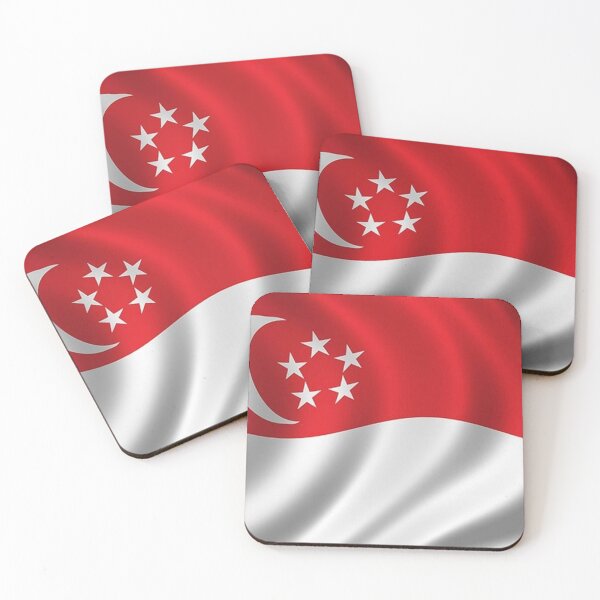 Artikelvorschau, Singapur Flagge entworfen und verkauft von MrCsStores.