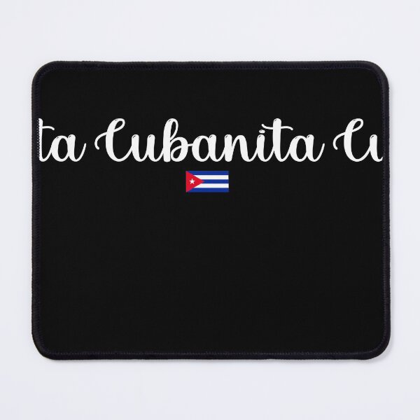 Item preview, Cubanita Cuba libre flag designed and sold by Rustic Valley Studio.