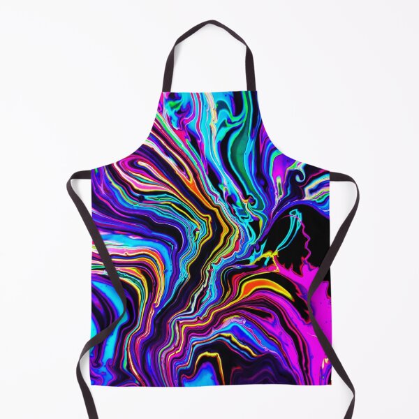 Item preview, Neon Rift - Abstract Psychedelic Glitch designed and sold by PsychedelicPour.