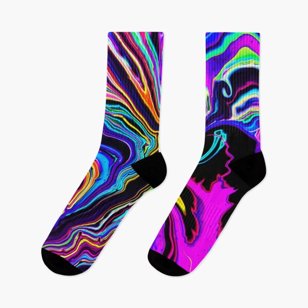 Artikelvorschau, Neon Rift - Abstrakter psychedelischer Glitch entworfen und verkauft von PsychedelicPour.