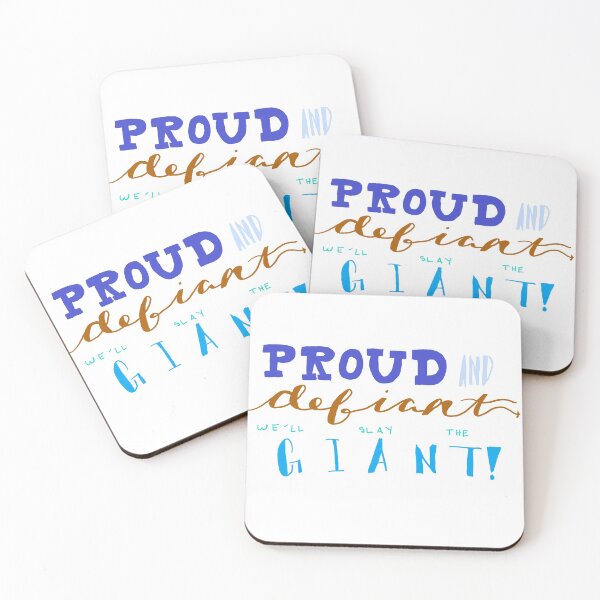 Item preview, Proud and Defiant We'll Slay the Giant designed and sold by AddyCats.