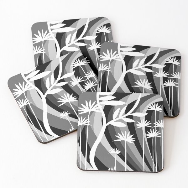 Aperçu de l'œuvre Illustration botanique noir et blanc créée et vendue par Hena Tayeb.