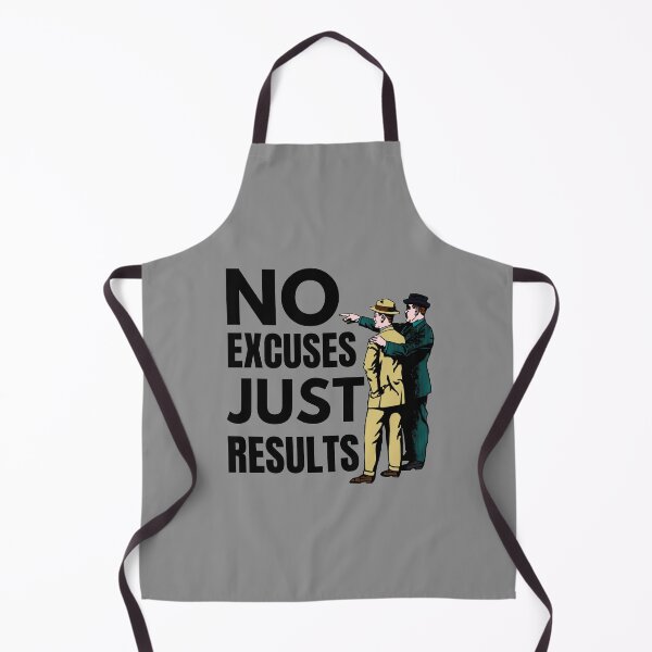 Item preview, No Excuses Just Results | Motivational Quote designed and sold by thecooltable.
