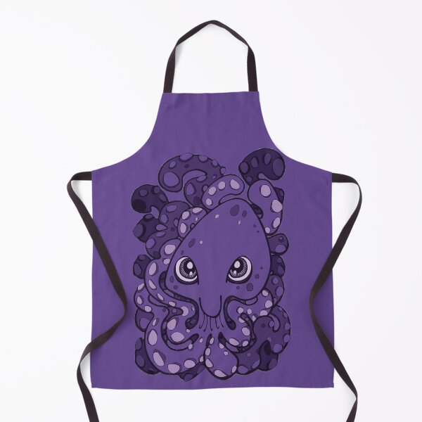Item preview, Happy Octopus Squid Kraken Cthulhu Sea Creature - Ultra Violet Purple designed and sold by bignose1977.