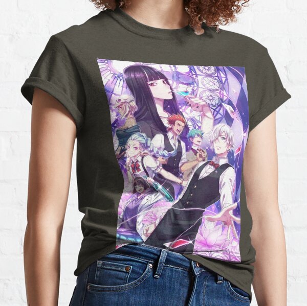 Decim manga longa t camisa decim quindecim anime arte bartender death  parade death parade decim legal olho terno gravata borboleta - AliExpress