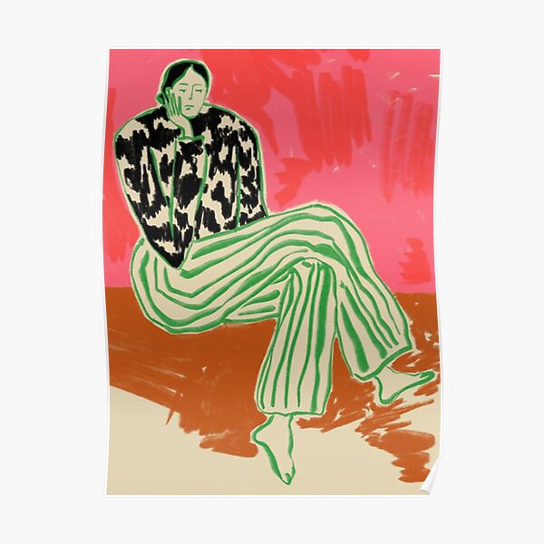 CALM WOMAN PORTRAIT Poster