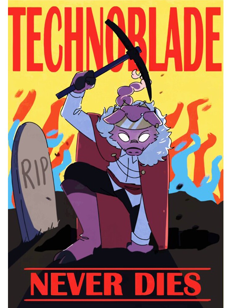 Technoblade Never Dies Kids T-Shirt