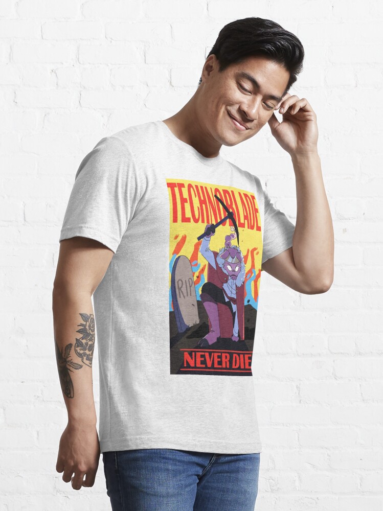 technoblade never dies Kids T-Shirt for Sale by khunthull