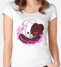 Dangan Ronpa Monobear Women's Fitted Scoop T-Shirt