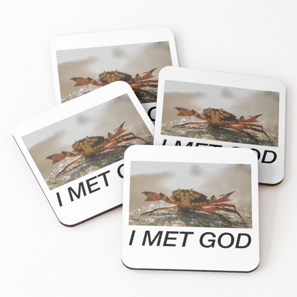 Item preview, I MET GOD Crab designed and sold by pinerowan.