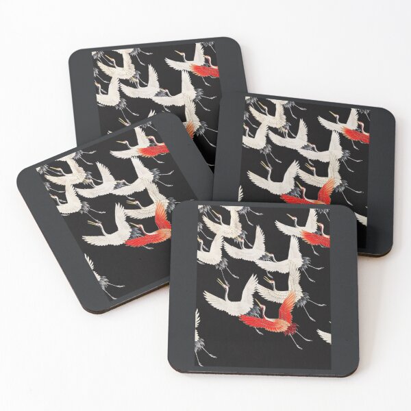 Item preview, Furisode with a Myriad of Flying Cranes - Japanese designed and sold by AydenBucka.