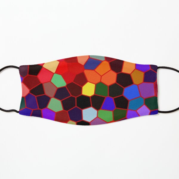 Honeycomb Dark Rainbow Kids Mask