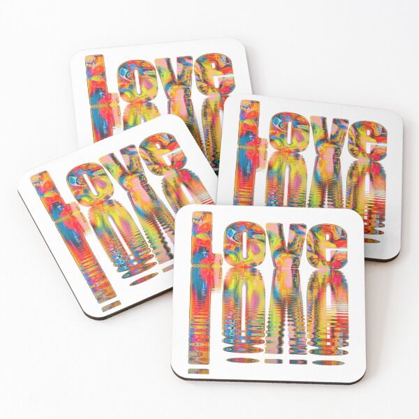 Item preview, Paint Pour Love Reflection designed and sold by Creatively Colette’s .