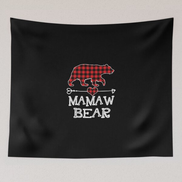 Item preview, Mamaw Bear Christmas Pajama Red Plaid Buffalo Family Gift designed and sold by tamburroallena.