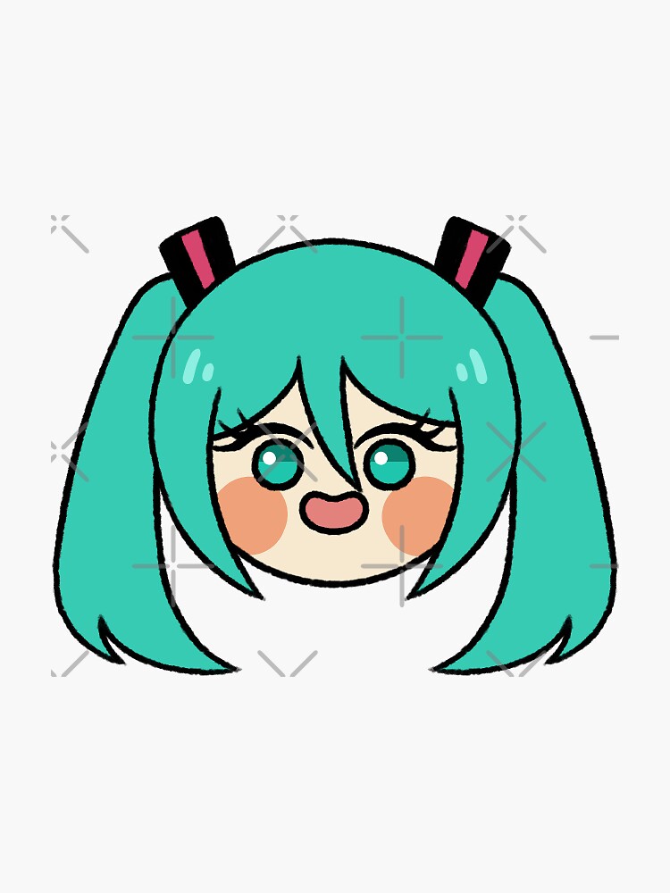 Chibi Miku Hatsune Stickers -  Norway